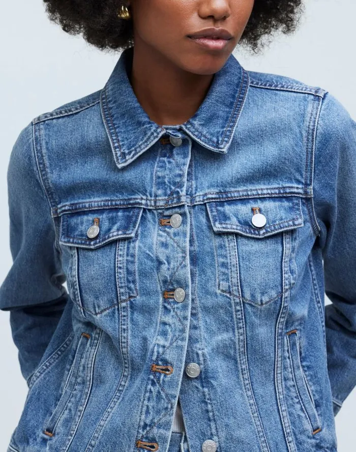 Women The Jean Jacket In Medford Wash Medford Wash Madewell Coats Jackets