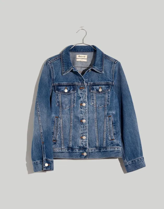 Women The Jean Jacket In Medford Wash Medford Wash Madewell Coats Jackets