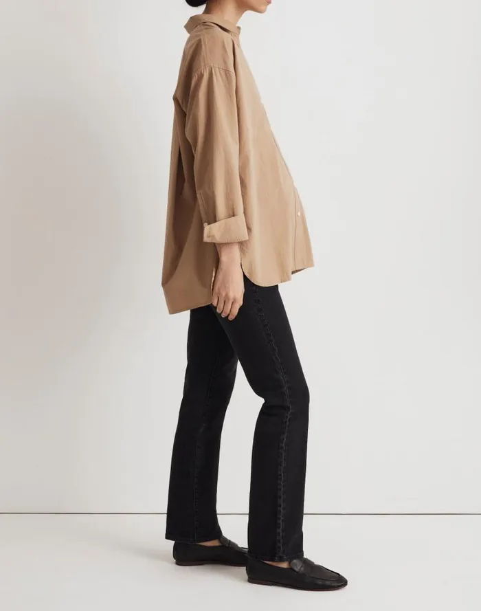 Women The Maternity OverTheBelly 03990s Straight Jean In Belmere Wash Belmere Wash Madewell Jeans