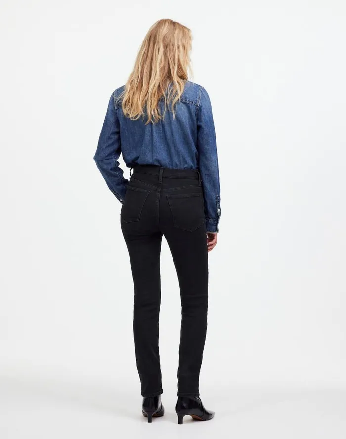 Women The Perfect Vintage Jean Black Frost Madewell Jeans