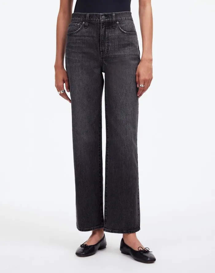 Women The Perfect Vintage WideLeg Crop Jean Robles Wash Madewell Jeans