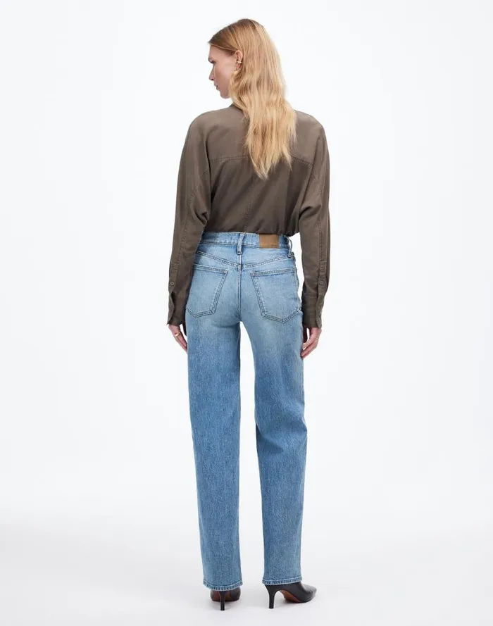 Women The Perfect Vintage WideLeg Jean Enmore Wash Madewell Jeans