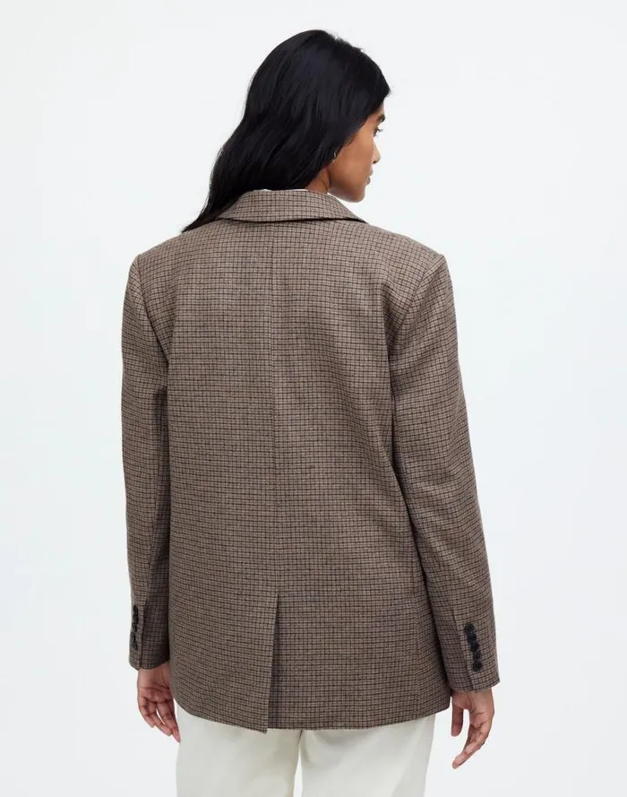 Women The Plus Kline Blazer Parton Check Madewell Coats Jackets