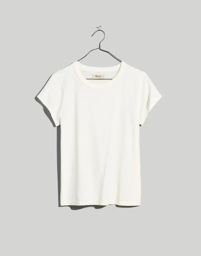 Women The Plus Softfade Cotton Perfect Vintage Tee Lighthouse Madewell Tees