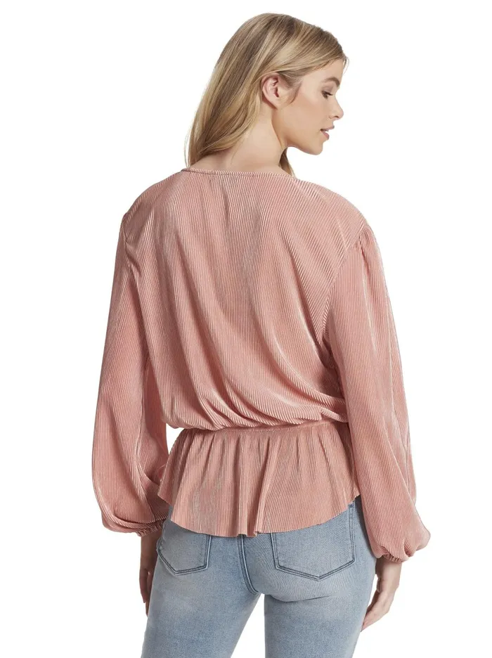 Women Tops Jessica Simpson Bettina Top In Peach Beige Peach Beige