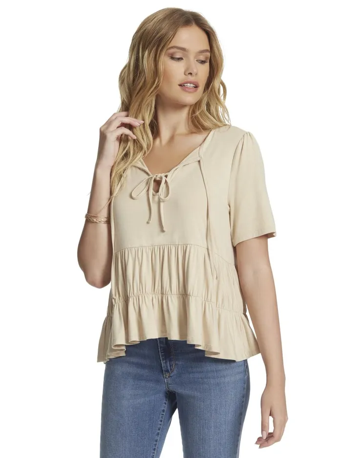 Women Tops Jessica Simpson Joss Top In Frozen Dew Frozen Dew