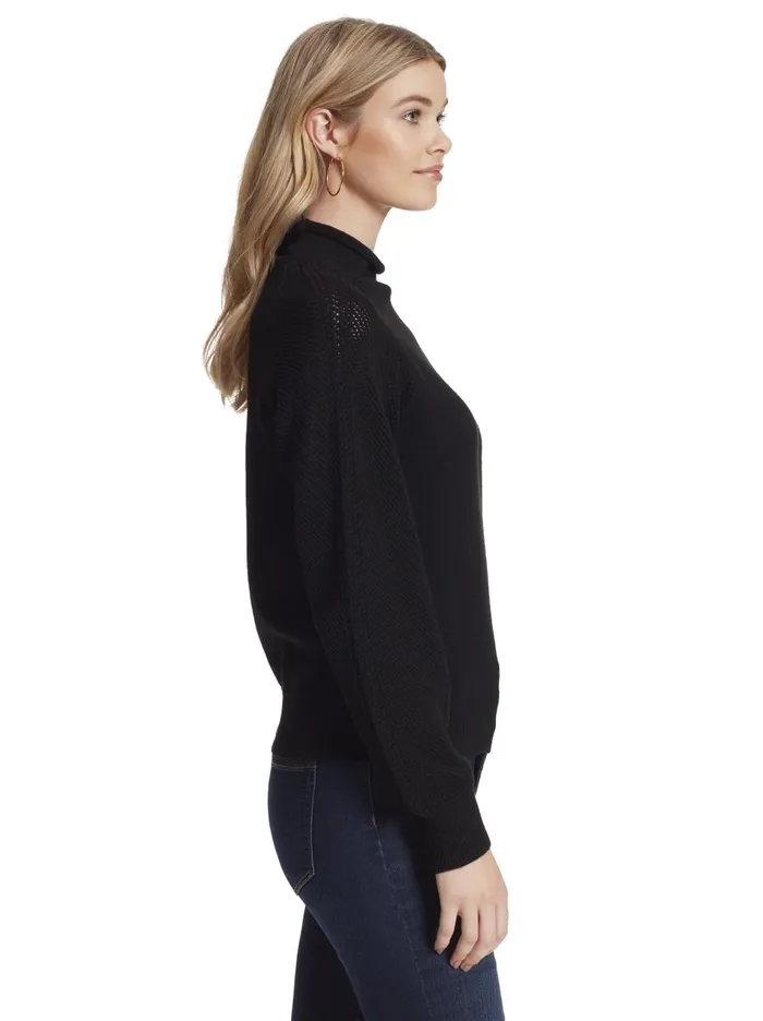 Women Tops Jessica Simpson Saskia Sweater In Black Black