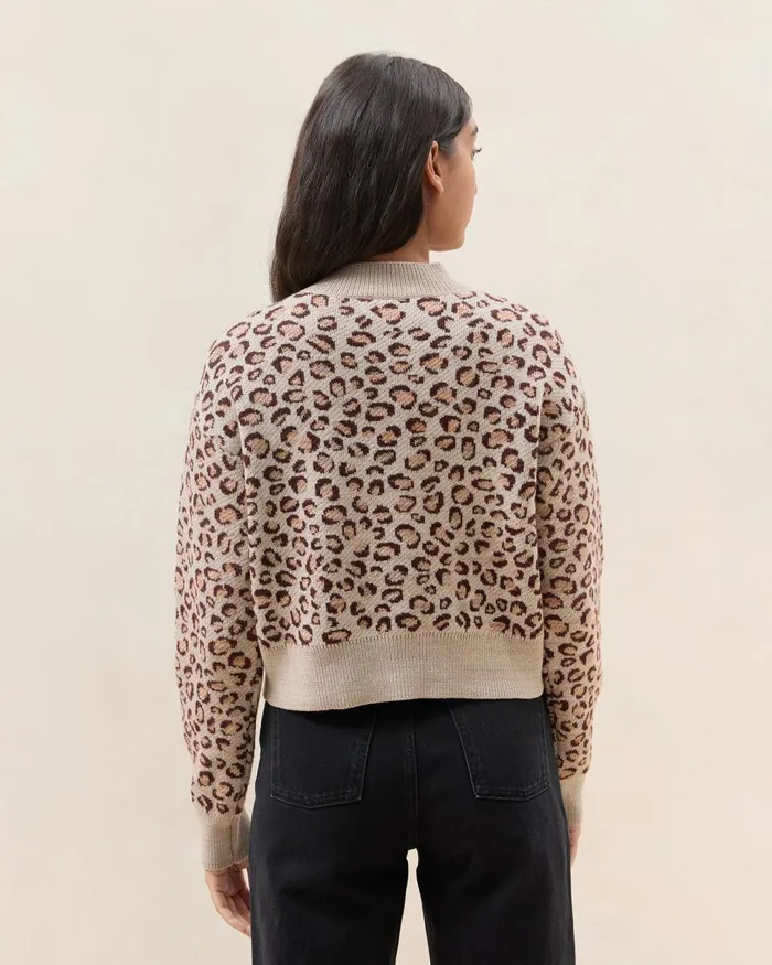 Women Tops Loeffler Randall Idris Leopard Cardigan L Sweaters and Knits L Apparel Women Tops Loeffler Randall Idris Leopard Cardigan L Sweaters and Knits L Apparel