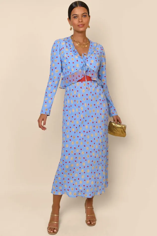 Women Tops RIXO Neelu Sun Petal Serenity