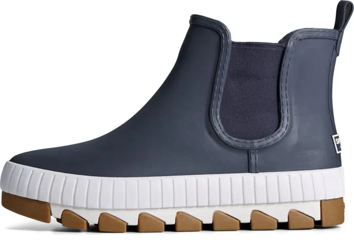 Women Torrent Chelsea Bright Rain Boot Navy Sperry Boat Shoes