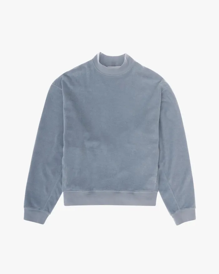 Women Towel Terry Sweatshirt Space Grey Helmut Lang TShirts and Sweatshirts