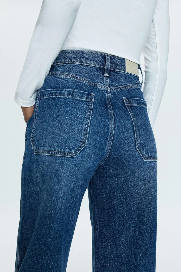 Women Turner Super High Rise Barrel 8211 Valet Pistola Denim Denim