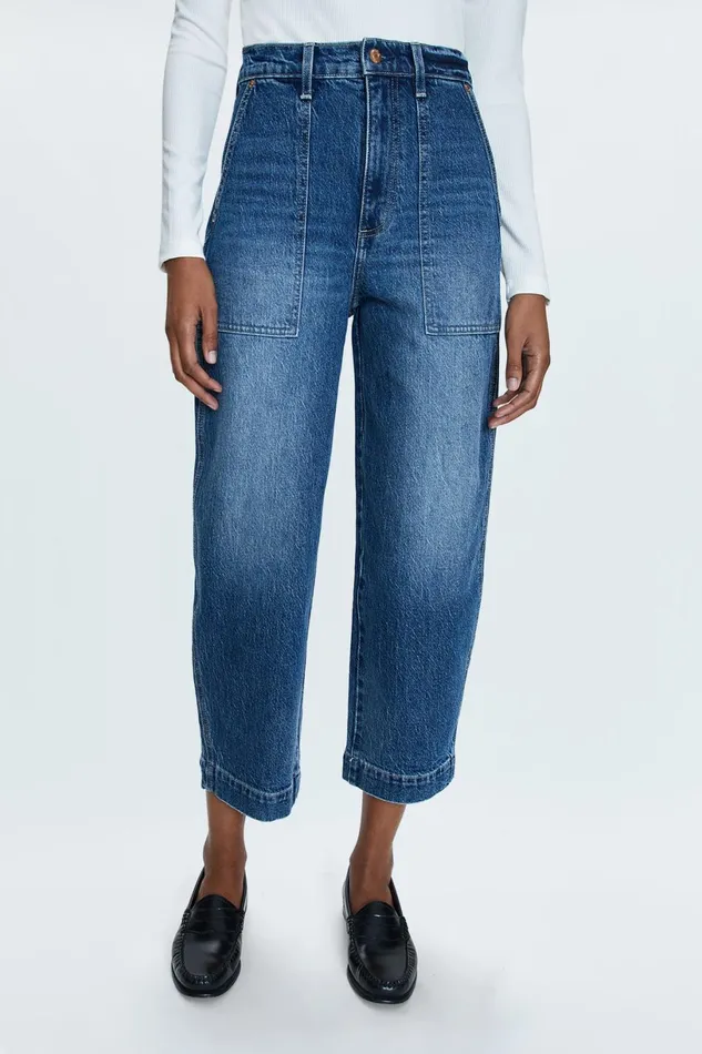 Women Turner Super High Rise Barrel 8211 Valet Pistola Denim Denim