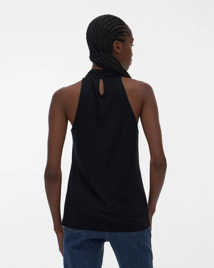 Women Twist Jersey Top Black Helmut Lang TShirts and Sweatshirts