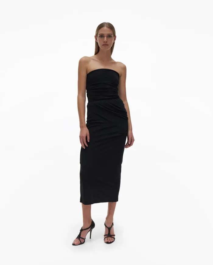 Women Twist Skirt Basalt Black Helmut Lang Skirts