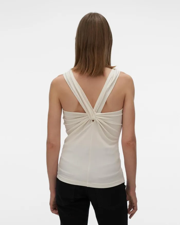 Women Twist Strap Tank Dove Helmut Lang TShirts and Sweatshirts