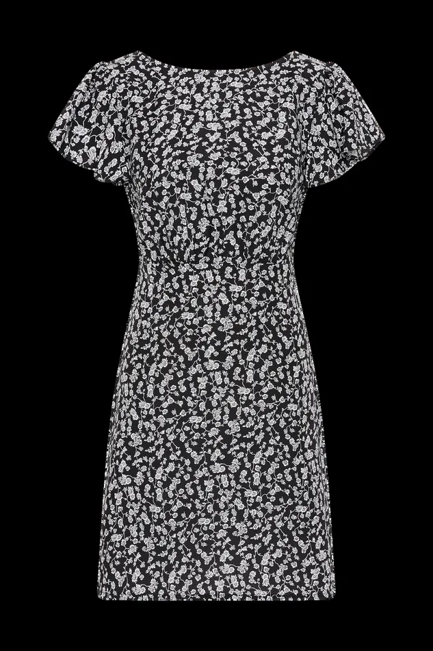 Women Valras Mini Dress Amaryllis Floral Black Faithfull The Brand Dresses Women Valras Mini Dress Amaryllis Floral Black Faithfull The Brand Dresses