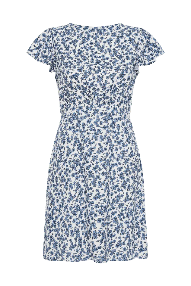 Women Valras Mini Dress Leilani Mid Blue Faithfull The Brand Dresses Women Valras Mini Dress Leilani Mid Blue Faithfull The Brand Dresses