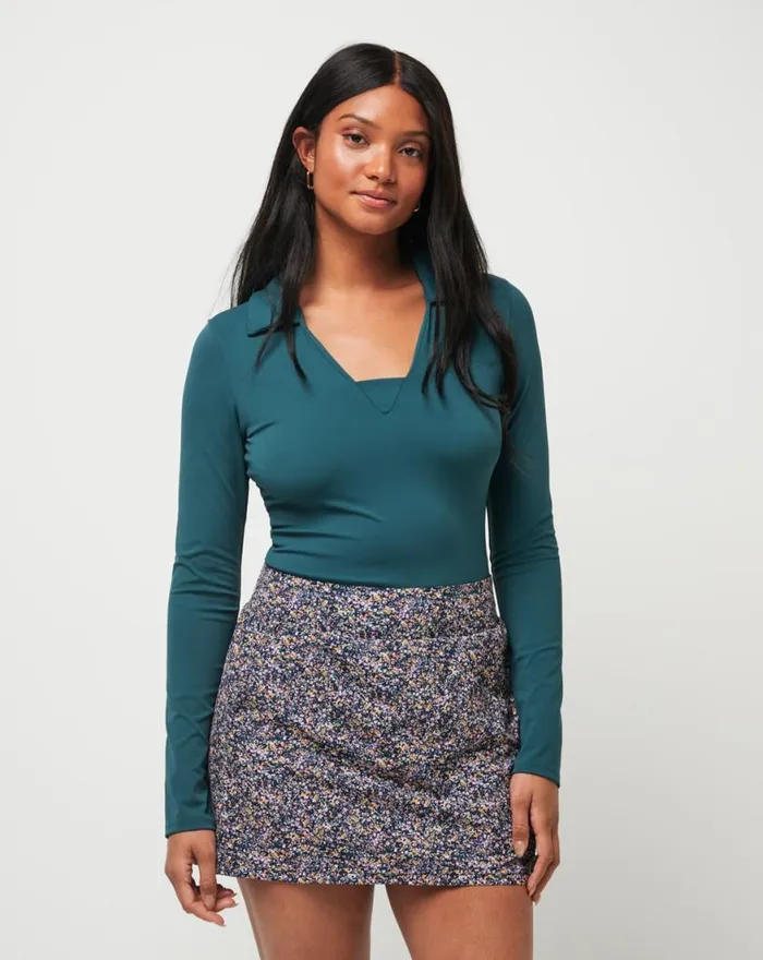 Women WHERE IT COUNTS POLO Atlantic Deep TravisMathew Polos