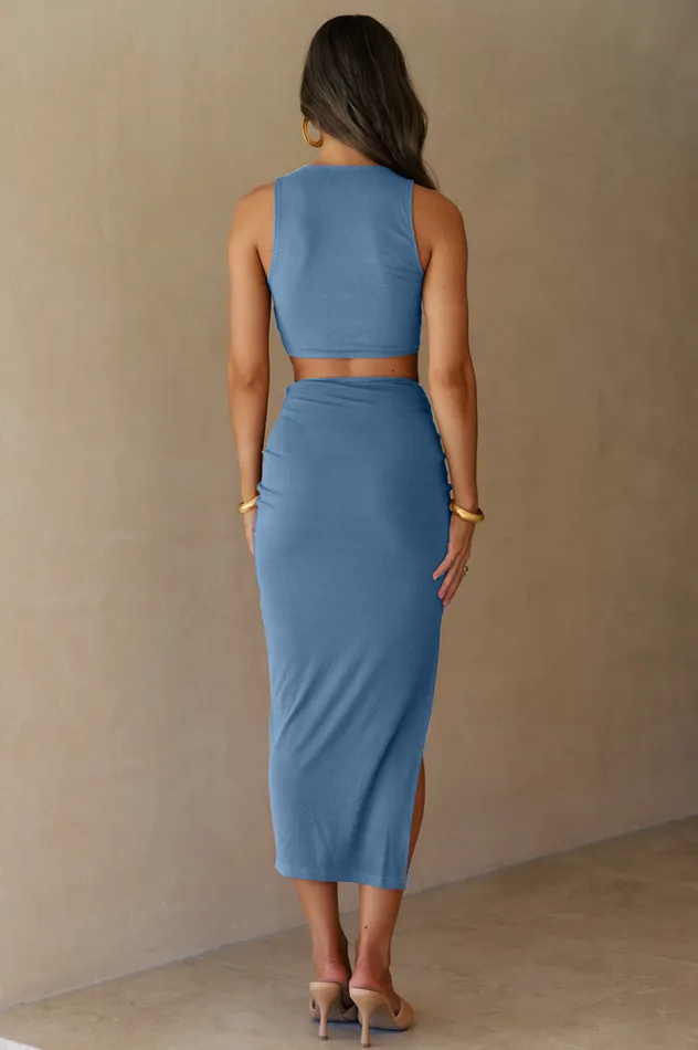 Women Winter Sets Runaway The Label Dominica Crop Cami Steel Women Winter Sets Runaway The Label Dominica Crop Cami Steel