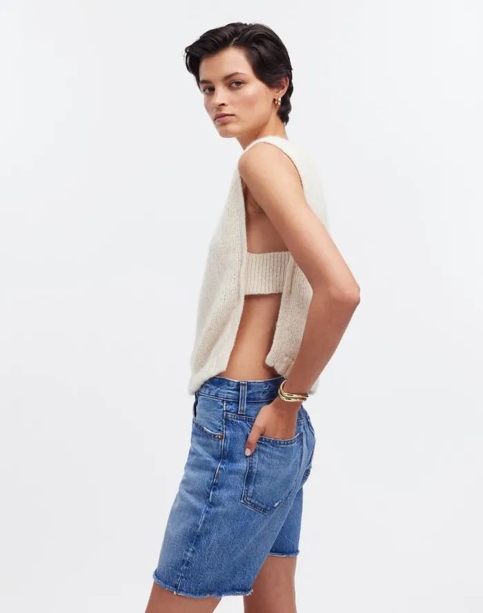 Women Yanawara Munasiri Llama Vest Ivory White Madewell Sweaters