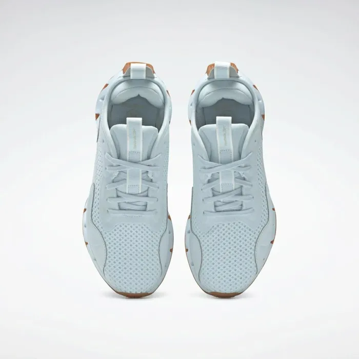 Zig Womens Reebok Zig Dynamica Shoes Chalk Blue Chalk Reebok Rubber Gum03