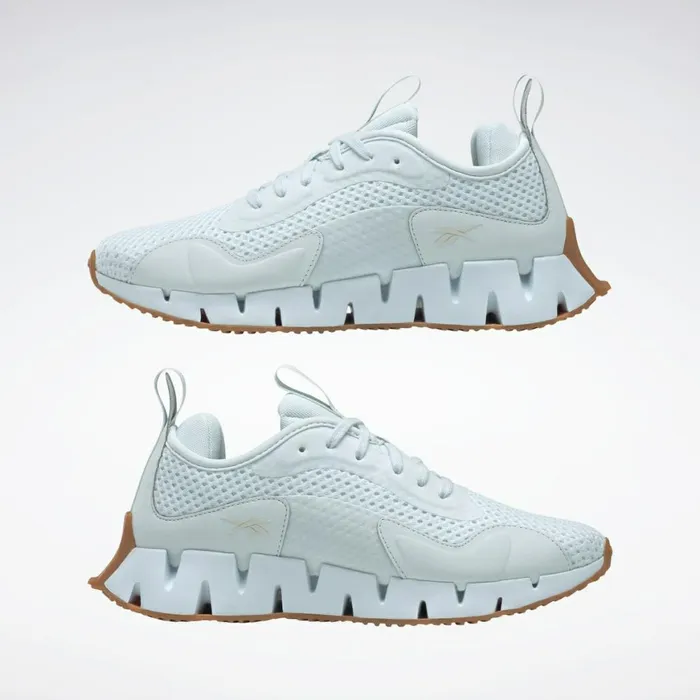 Zig Womens Reebok Zig Dynamica Shoes Chalk Blue Chalk Reebok Rubber Gum03