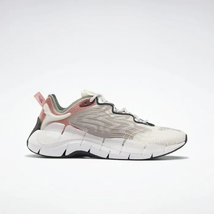 Zig Womens Reebok Zig Kinetica II Shoes Ceramic Pink Baked Earth Neon Mint