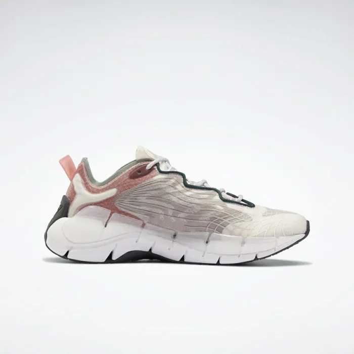 Zig Womens Reebok Zig Kinetica II Shoes Ceramic Pink Baked Earth Neon Mint