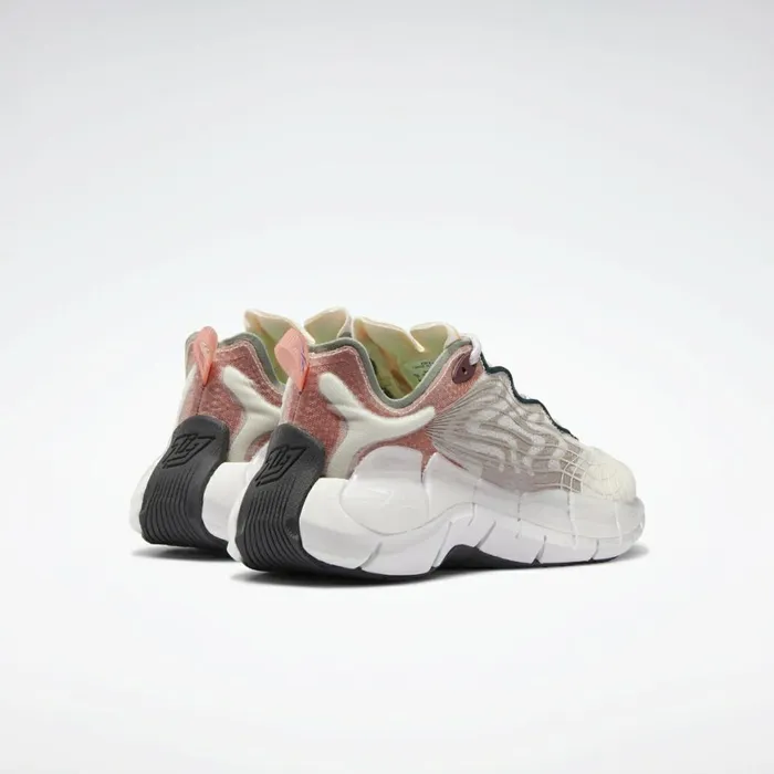 Zig Womens Reebok Zig Kinetica II Shoes Ceramic Pink Baked Earth Neon Mint