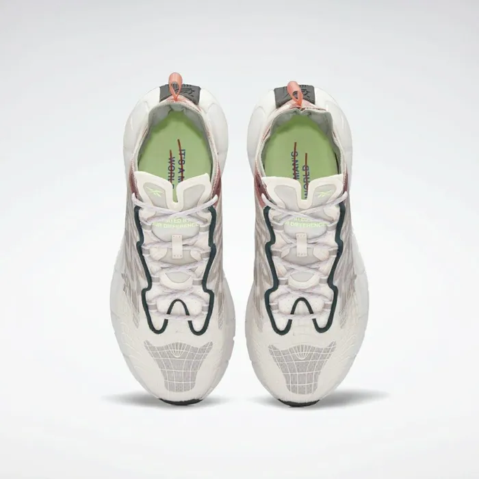 Zig Womens Reebok Zig Kinetica II Shoes Ceramic Pink Baked Earth Neon Mint