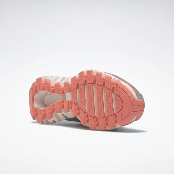 Zig Womens Reebok ZigWild Trail 6 Shoes Pure Grey 3 Twisted Coral Ceramic Pink