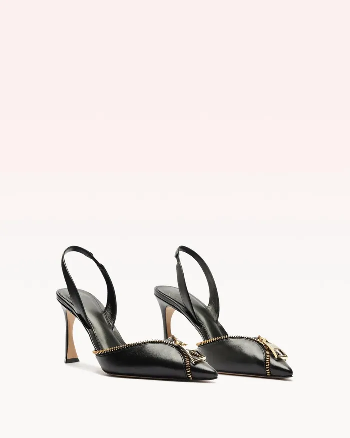 Zoe Slingback 85 Pump Black Women Alexandre Birman Pumps